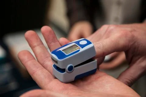 Pulse oximeter Stock Photos