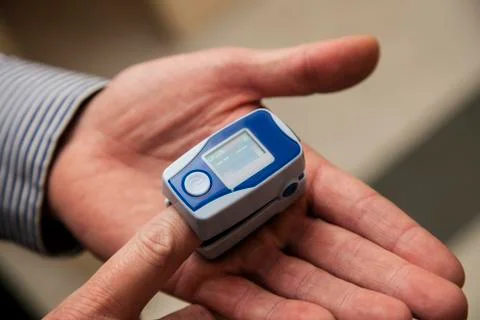 Pulse oximeter Stock Photos