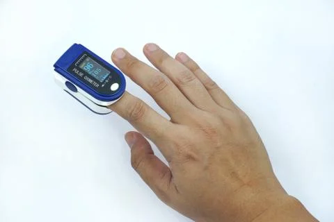 Pulse Oximeter Stockfoto's