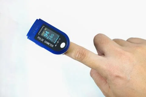 Pulse Oximeter Stockfoto's