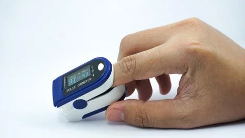 Pulse Oximeter Stockfoto's