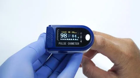 Pulse Oximeter Stockfoto's