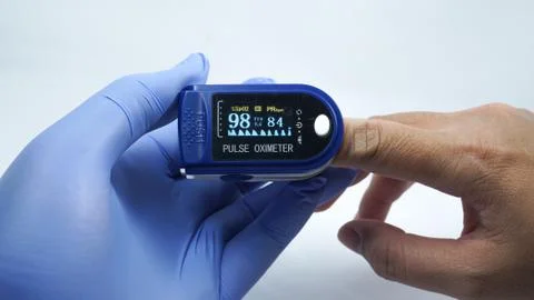 Pulse Oximeter Stockfoto's