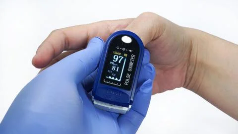 Pulse Oximeter Stockfoto's