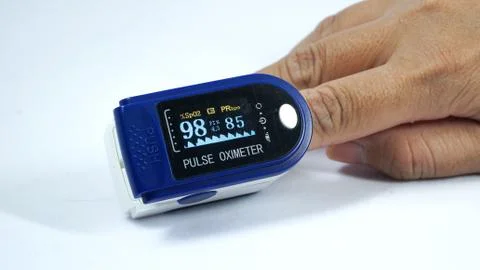 Pulse Oximeter Stockfoto's