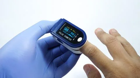 Pulse Oximeter Stockfoto's