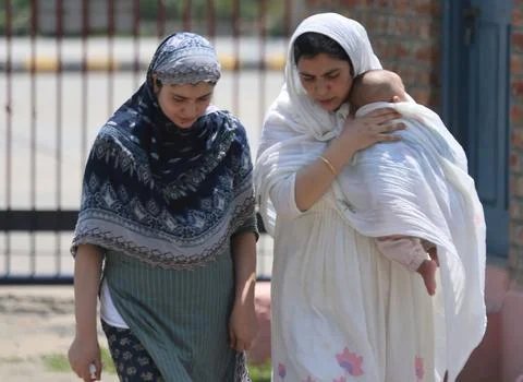 Pulse polio immunization campaign begins in Jammu and Kashmir, Srinagar, India - Stock Photos