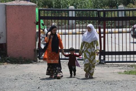 Pulse polio immunization campaign begins in Jammu and Kashmir, Srinagar, India - Stock Photos