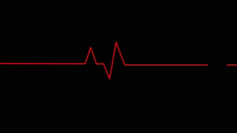 Pulse ret animation on black background,best animation in 4k. Stock Footage 201378537