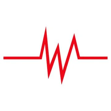 Pulse Signal Vector Icon Illustrazione stock