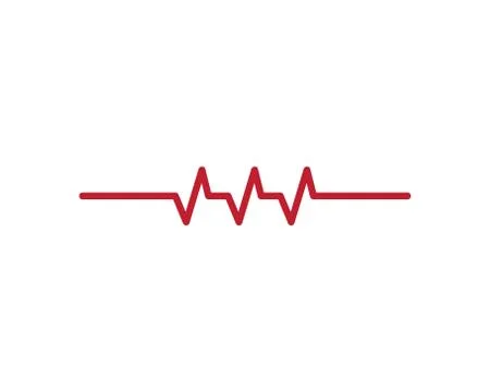 Pulse symbol vector icon Stock Illustration