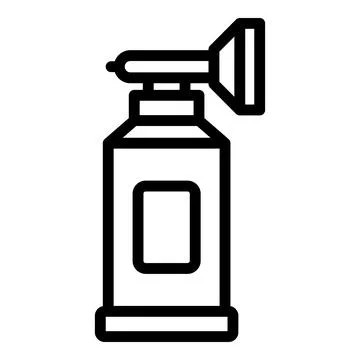 Pulse tank icon outline vector. Medical oxygen Stock Illustration
