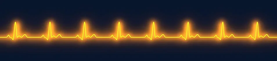Pulse trace. Illustrazione stock