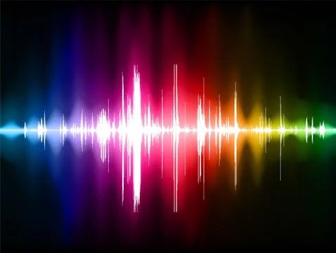 Pulse Wave Background Stock Illustration