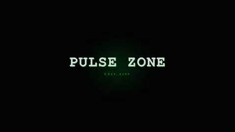 Pulse Zone Text Animation - Futuristic Digital Glitch Effect Stock Footage 331568226