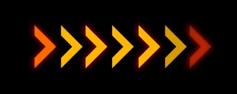 Pulsing arrows 1 Stock Footage 95655420