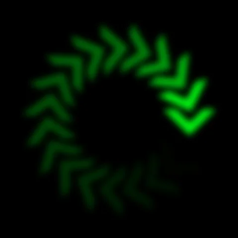 Pulsing arrows 2 Stock Footage 95655528