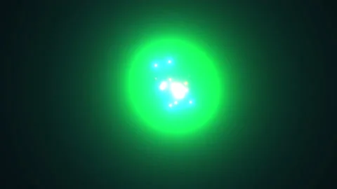 Pulsing Balls of Light Alien Floating Object Fireflies Shaking Glowing Pulse Stock Footage