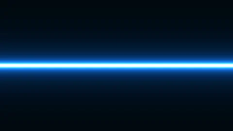 Pulsing Blue Light Horizontal Glow Beam Flash Stock Footage 143907563
