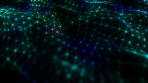 Pulsing digital waves.Digital stormy abstract background. Stock Footage 108129126