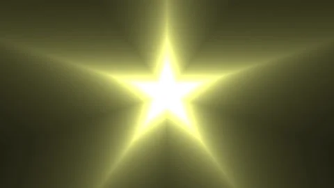 Pulsing Five Pointed Star Background Stock Footage 153956950