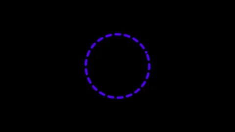 Pulsing Glow Circle in Dark Background Stock Footage 332881906