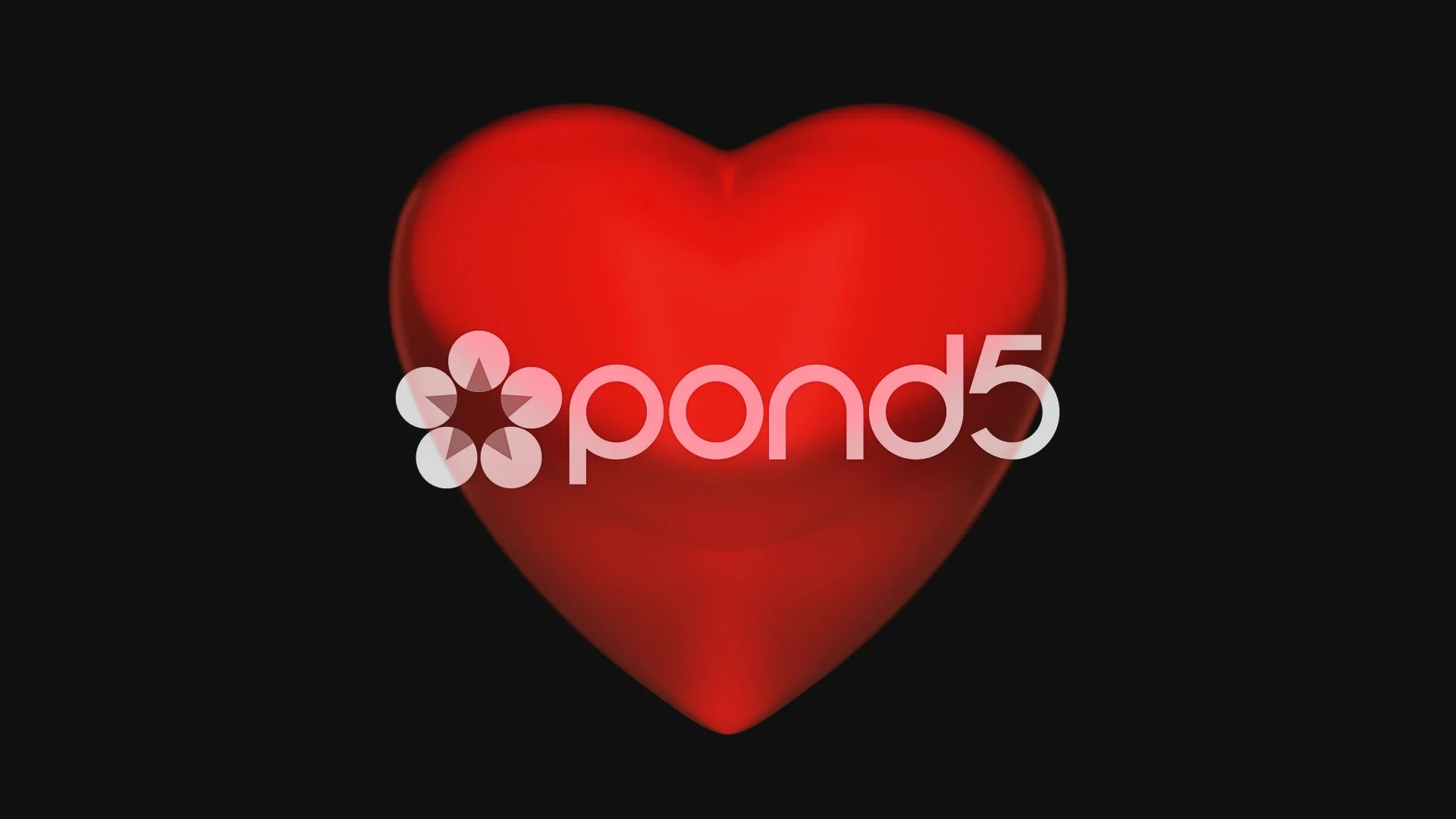 Pulsing heart 3D animation | Stock Video | Pond5