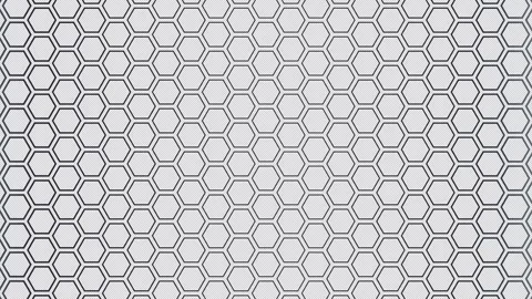 Pulsing Hexagon Tile Background Seamless Loop Stock Footage 341719724
