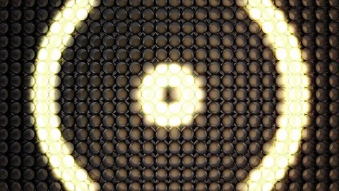Pulsing looping music lights wall backdrop Stock Footage 89411896