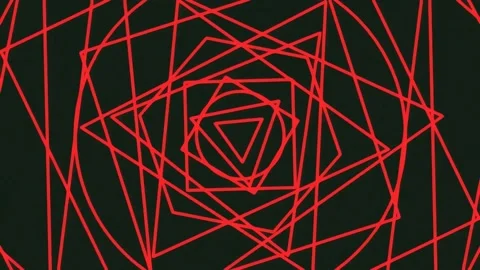 Pulsing magenta tech grid: Abstract glowing hexagonal network background an.. Stock Footage 342206989