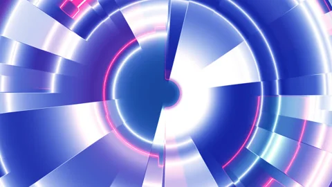 Pulsing Pattern of Neon Combination Lock Mechanism Stock Footage 143897063