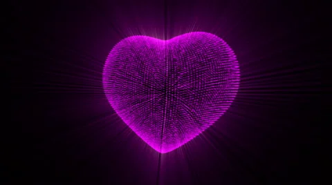 Pulsing Pink Heart. Video stock 58882767
