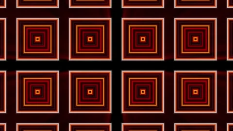 Pulsing Red Square Tile Light Background Loop Video stock 240325151