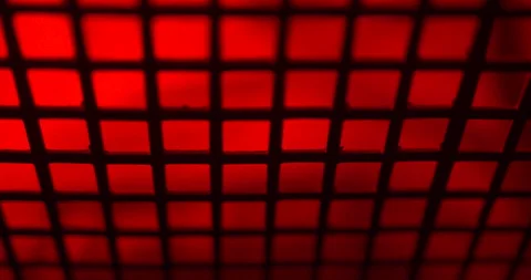 Pulsing Red Warning Beacon, Industrial Alarm Light, Abstract Stock Footage 344041220