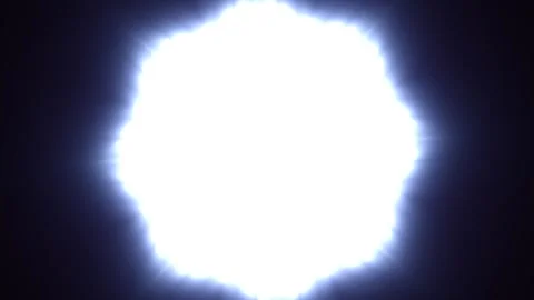 Pulsing White Light Burst Seamless Loop Stock Footage 340550593