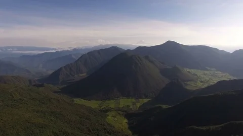 Pululahua Side Stock Footage 75020587