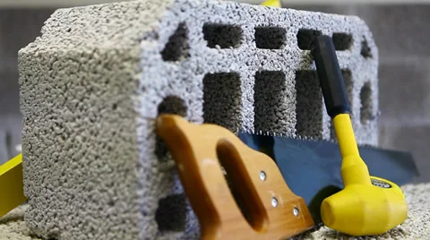 Pumice Brick Stock Footage 36802940