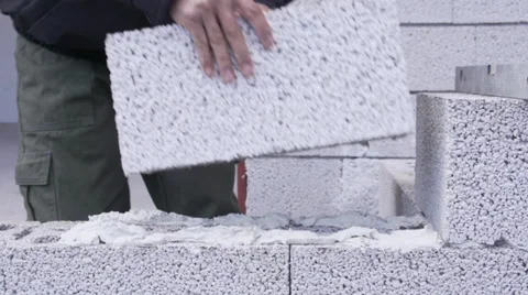 Pumice Brick Stock Footage 36803821