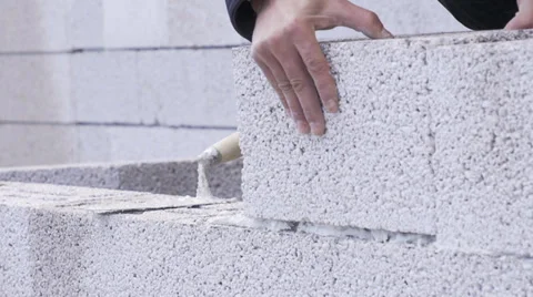 Pumice Brick Wall 動画素材 36801945