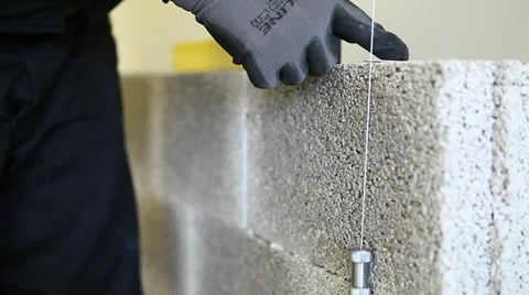 Pumice Brick Wall 스톡 동영상 36803348