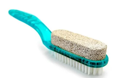 Pumice brush Stock Photos