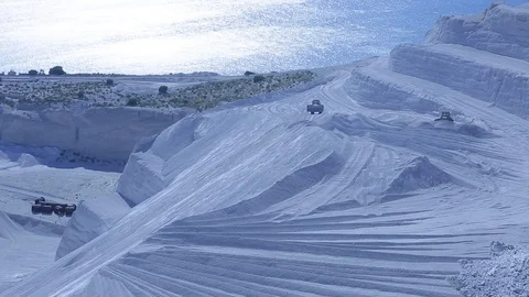 Pumice mine  스톡 동영상 86825507