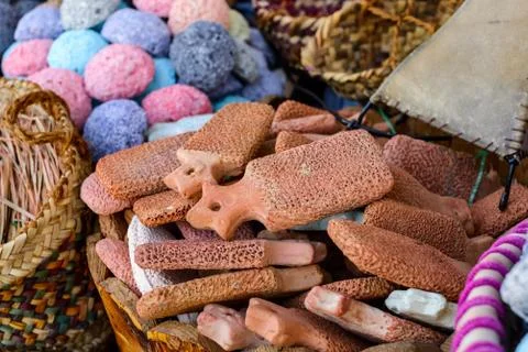 Pumice. Selective focus Stock Photos