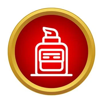 Pump bottle icon representing hygiene and liquid soap Stock Illustration