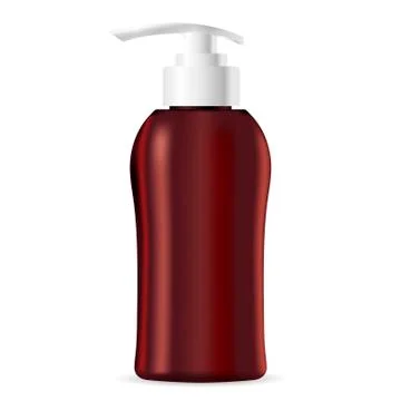 Pump bottle mockup. EPS10 Vector illustration Illustrazione stock