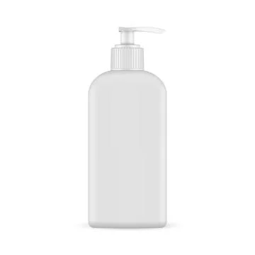 Pump Bottle Mockup for Soap or Antiseptic Stock Illustration