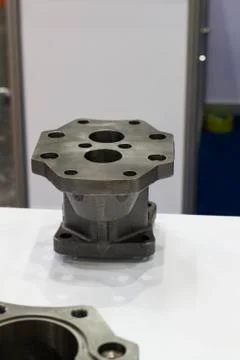 Pump casting part Stock Photos