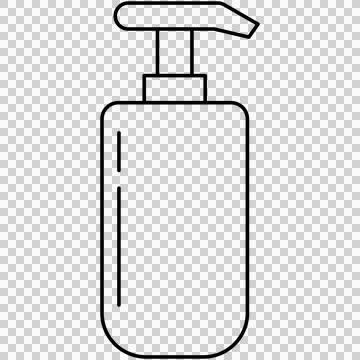 Pump dispenser bottle Ilustración de archivo