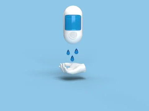Pump Hand wash Illustrazione stock