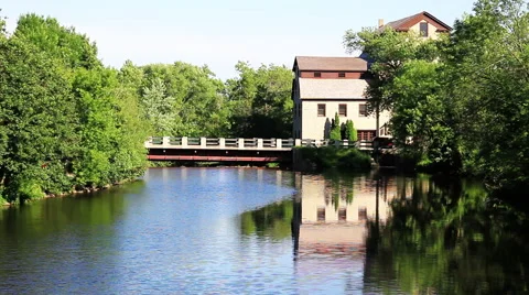 Pump House Bridge 動画素材 41405719